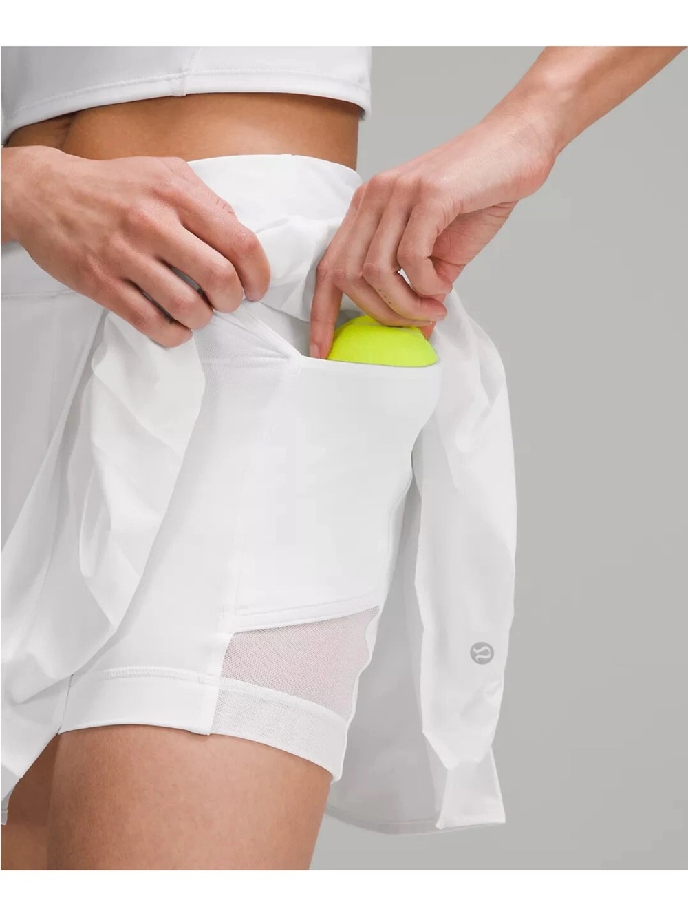 Lululemon White Tennis Skort